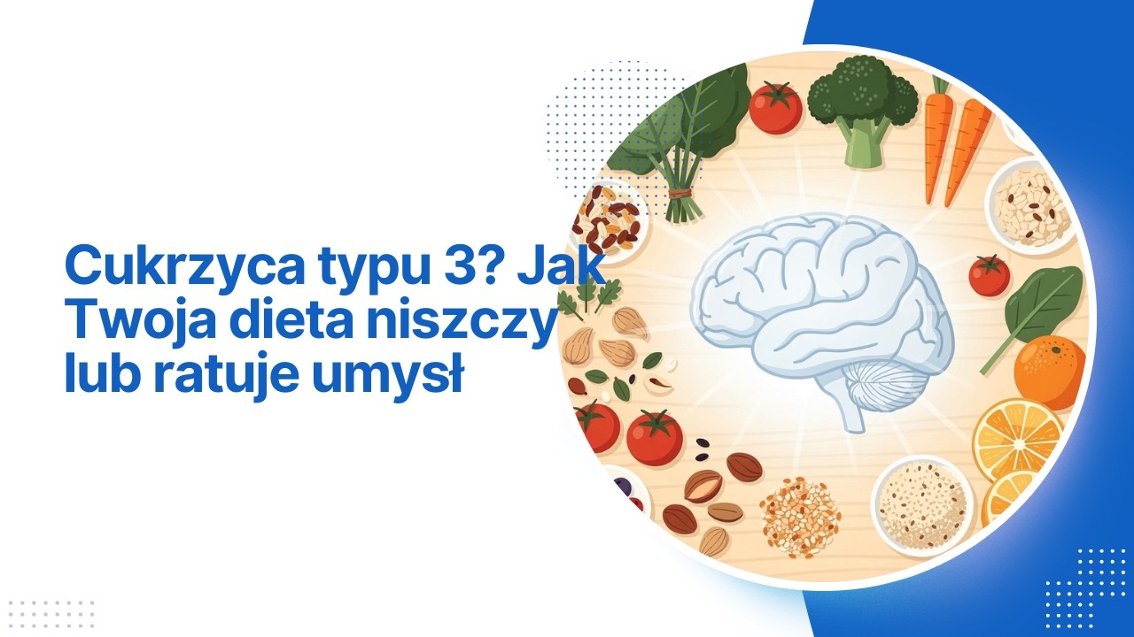 🧠 Cukrzyca typu 3? Jak Twoja dieta niszczy lub ratuje umysł 🔍