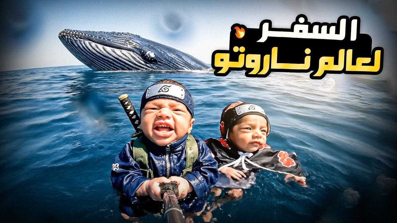 فلوق توام الذكاء الاصطناعي | رحلة الى عالم النينجا (قرية ناروتو🔥)