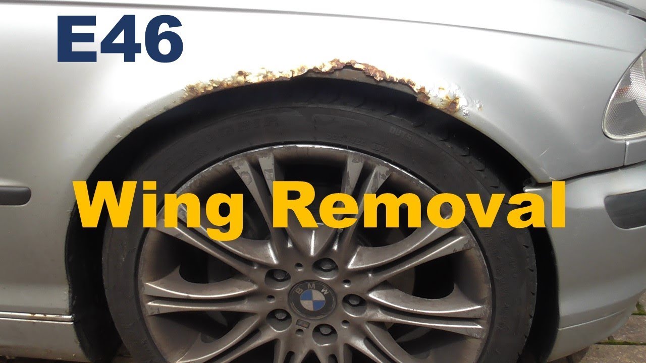 BMW 3 Series E46 Wing Removal