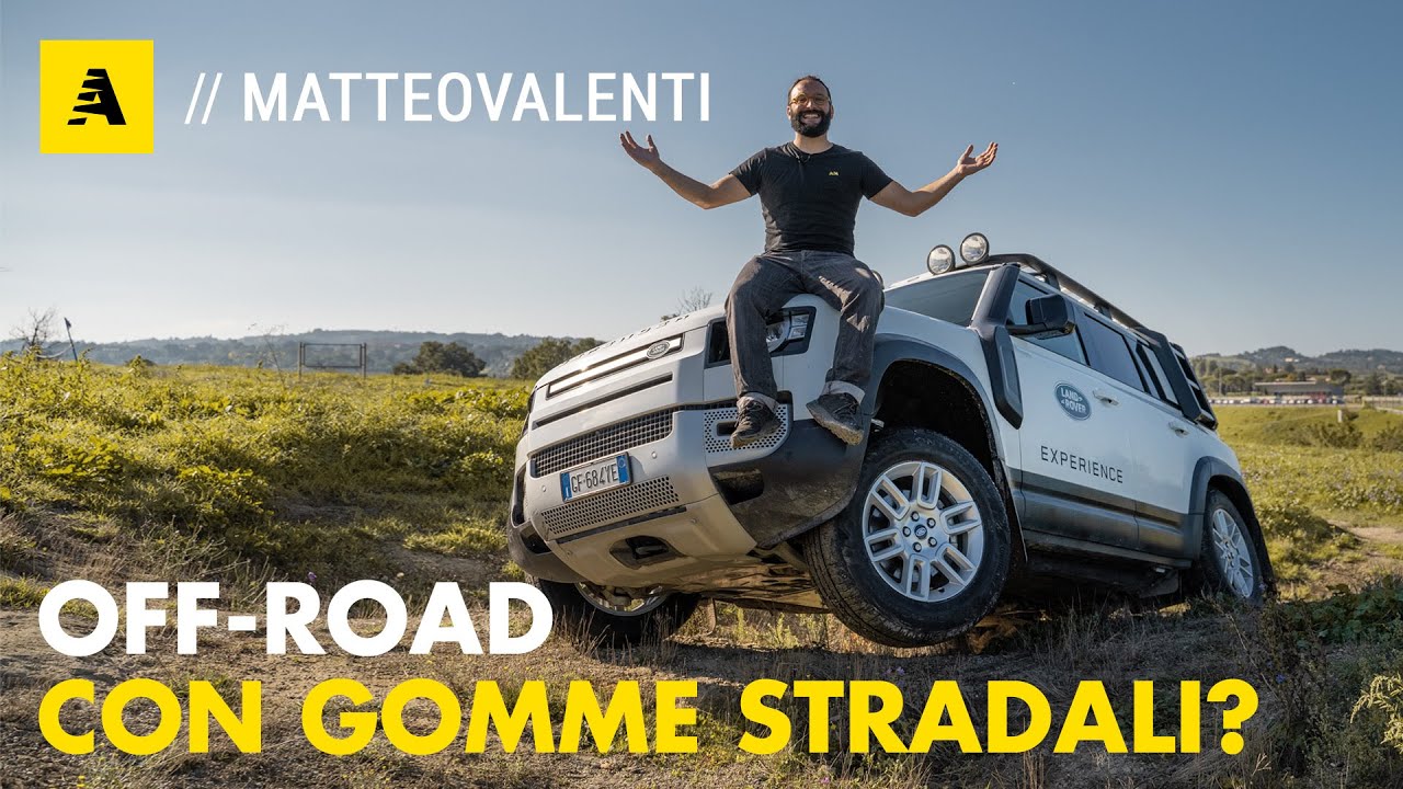 Off-road PESANTE con gomme STRADALI. Fino a dove TENGONO? Prova ESTREMA con Land Rover Defender