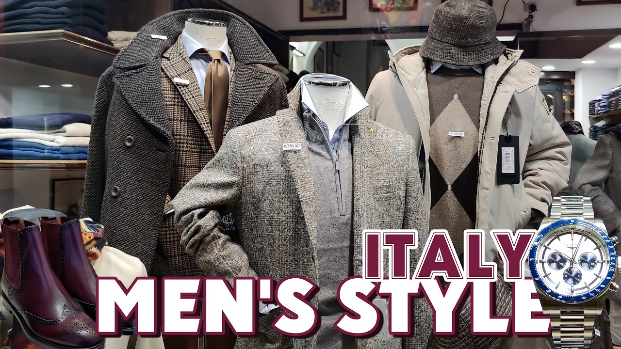 ITALY | HOW TO BE STYLISH THIS FALL (MASCULINE ESSENTIALS )