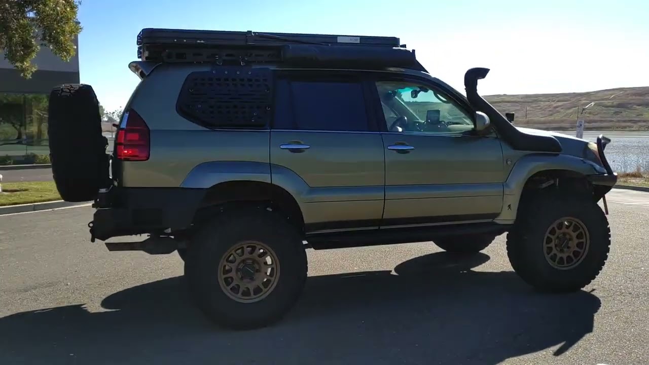 GX470 with 74Weld Portals on 37s.  1st look.