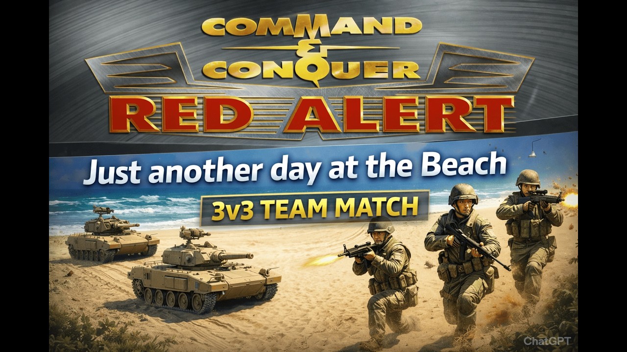 Command & Conquer: Red Alert Remastered — Just another day at the Beach
