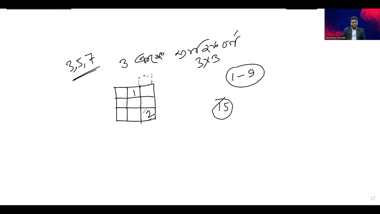 3 order magic square