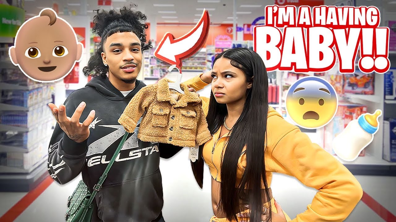 Telling Brooklyn Queen IM HAVING A BABY TO SEE HER REACTION !! 😳🤰🏽 * GOES RIGHT 🤣 !*