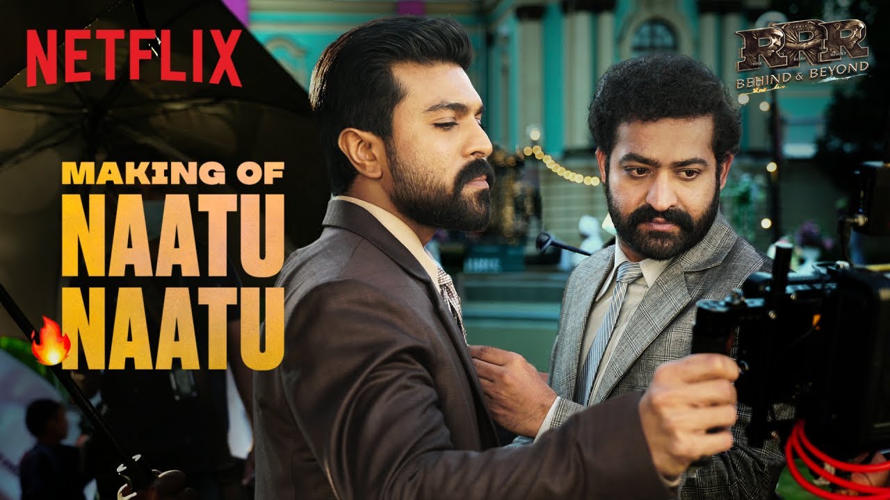 Рам Чаран и НТР рассказывают о съёмках оскароносного фильма «NAATU NAATU👀🔥» | RRR: За кулисами и ...