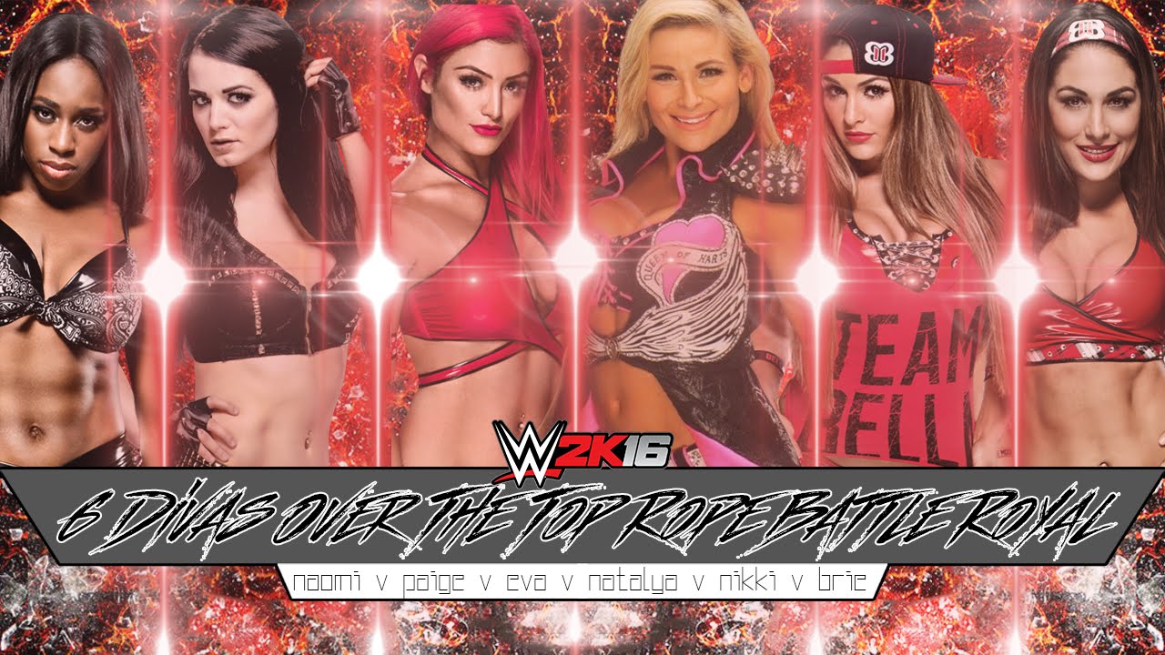 WWE 2K16: 6 Divas Battle Royal (Paige vs Natalya vs Naomi vs Brie Bella vs Nikki Bella vs Eva Marie)