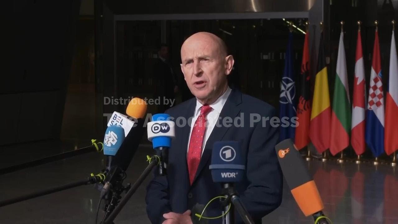 NATO defense ministers arrive for meeting, with alliance seeking more arms for Ukraine