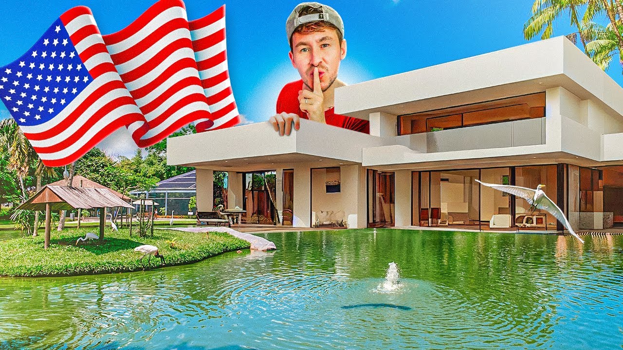 TEM UM LAGO ENORME NA FRENTE DA NOSSA RESIDENCIA NOS ESTADOS UNIDOS