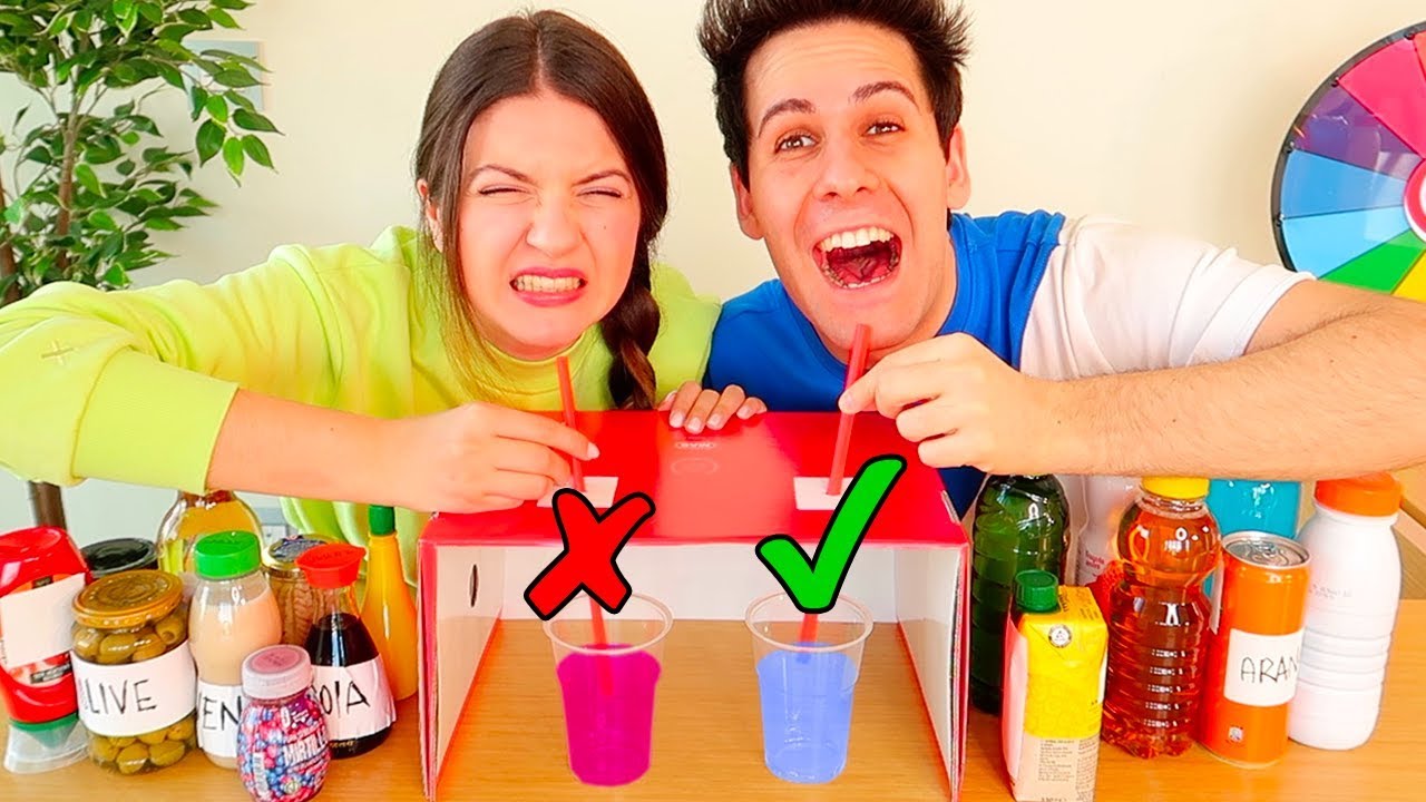 NON SCEGLIERE LA CANNUCCIA SBAGLIATA CHALLENGE!!