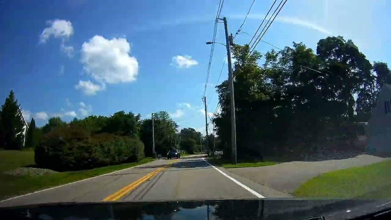Driving through North Attleboro and Attleboro, Massachusetts
