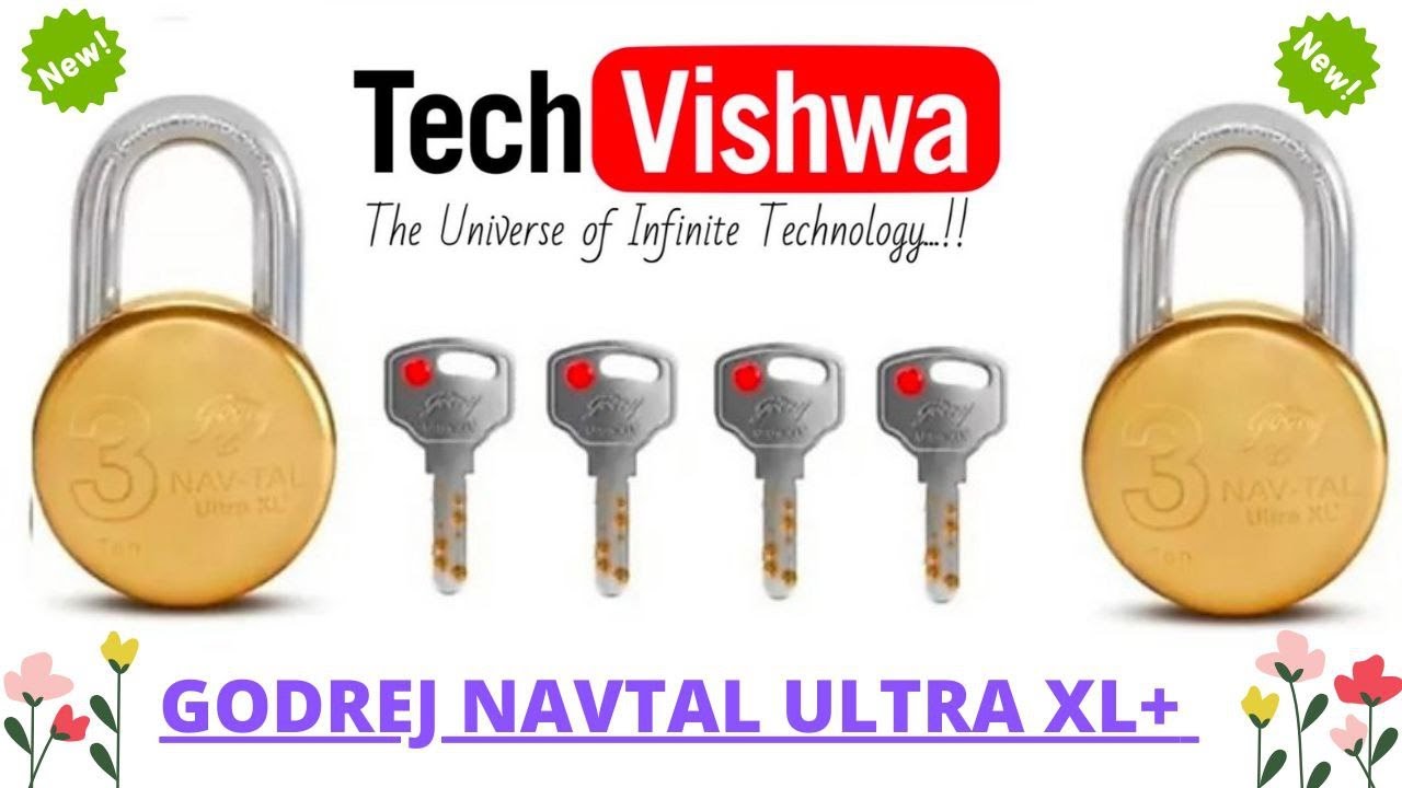 GODREJ NAVTAL ULTRA XL+ | BEST LOCKS FOR HOME/SHOP 🔐LOCKS WITH UNIVERSAL KEYS 🔐 | Rs1645 only |