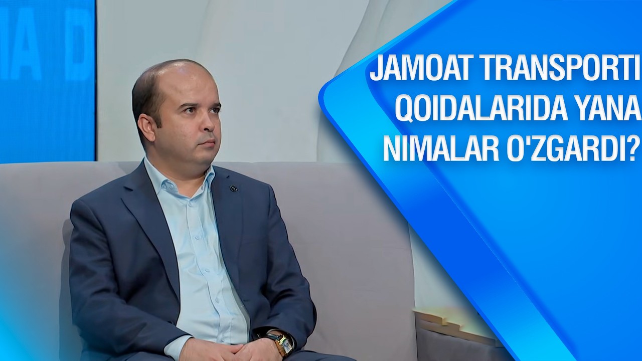 Jamoat transporti qoidalarida yana nimalar o'zgardi? | Siz nima deysiz? (30.01.2026)