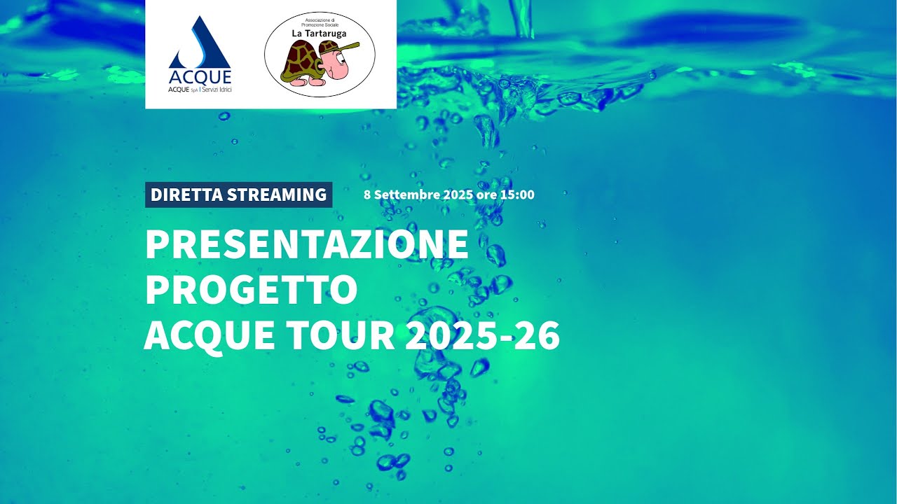 Presentazione del progetto Acque Tour 2025-26