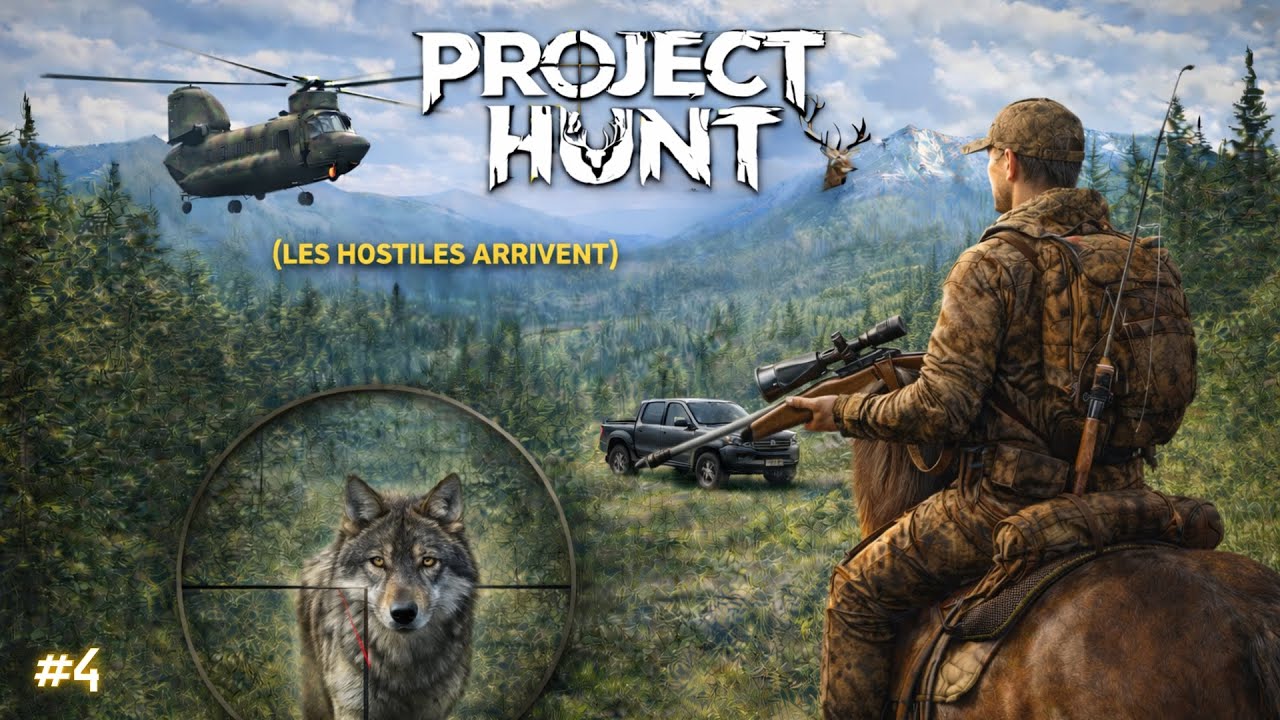 PROJECT HUNT GAMEPLAY #4 - JE COMMENCE À DÉBLOQUER DES ANIMAUX HOSTILES SUR LE JEU DE CHASSE ! 2026