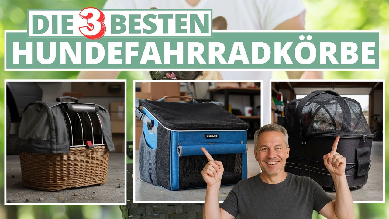Bester Hundefahrradkorb - Das sind die 3 Besten!