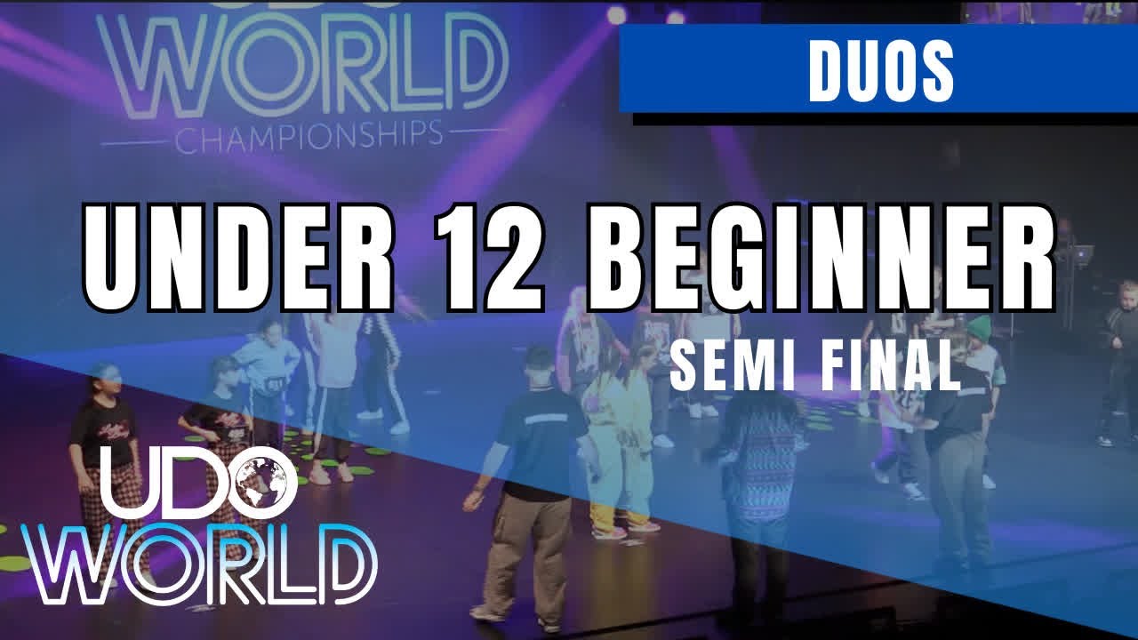 Duos | Under 12 Beginner Semi Final | UDO World Championships 2023