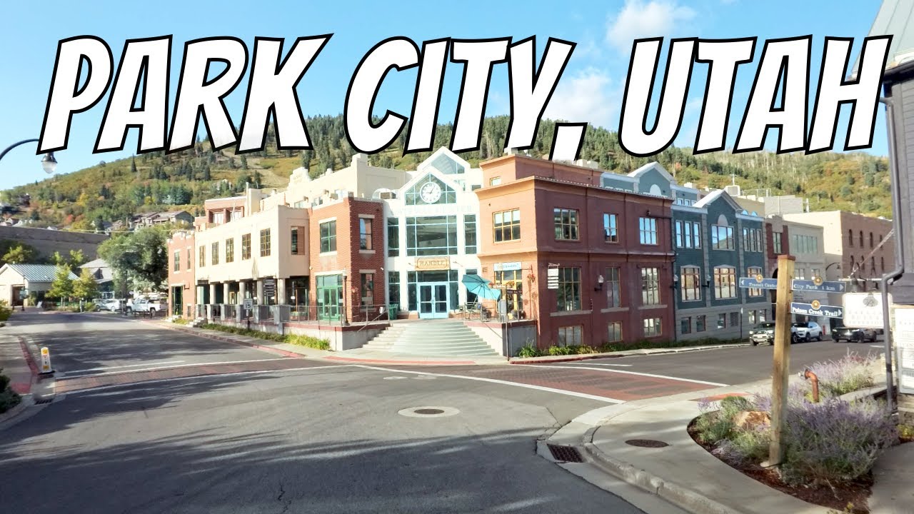 Park City, Utah! Drive with me through a Utah town!