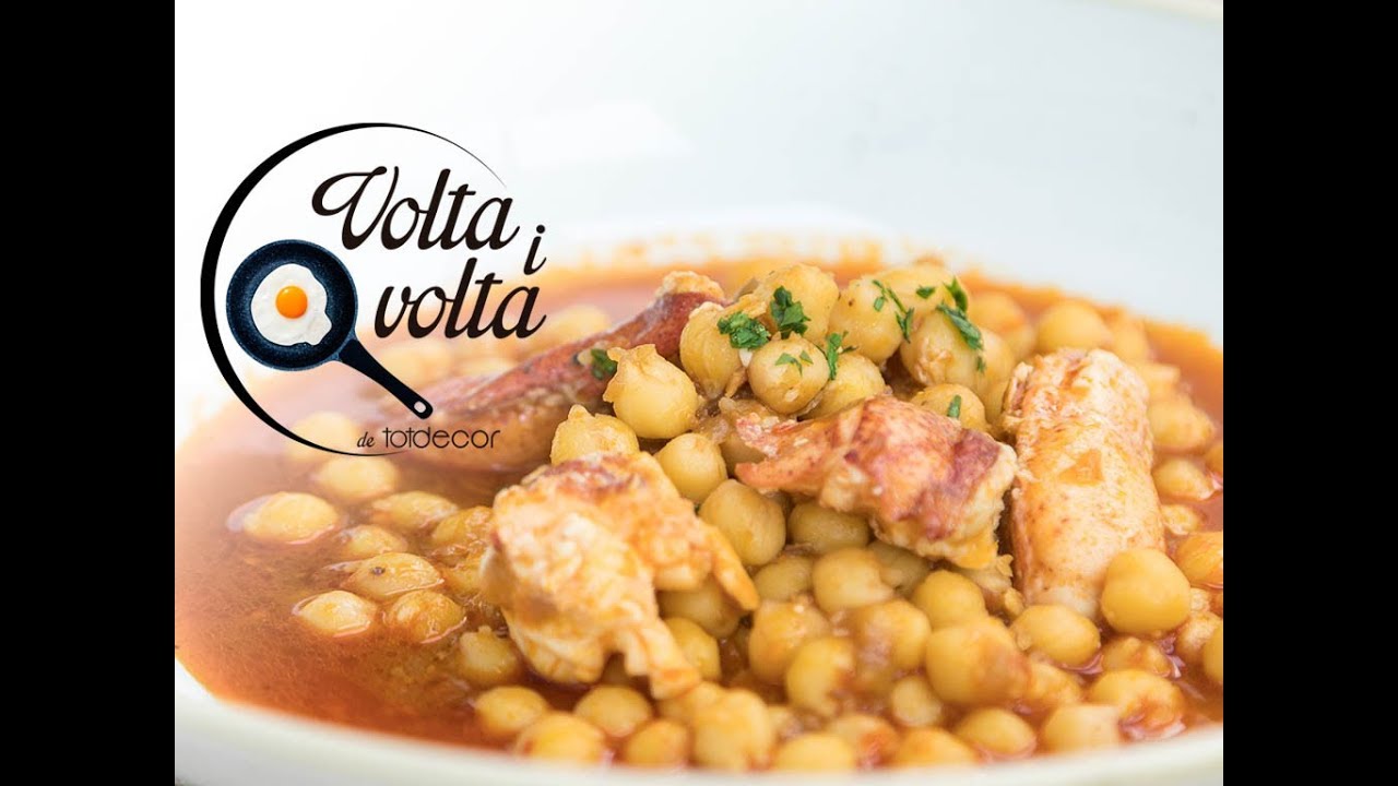 Cigrons amb Llamàntol per Josep Maria Villagrasa del restaurant Can Feu