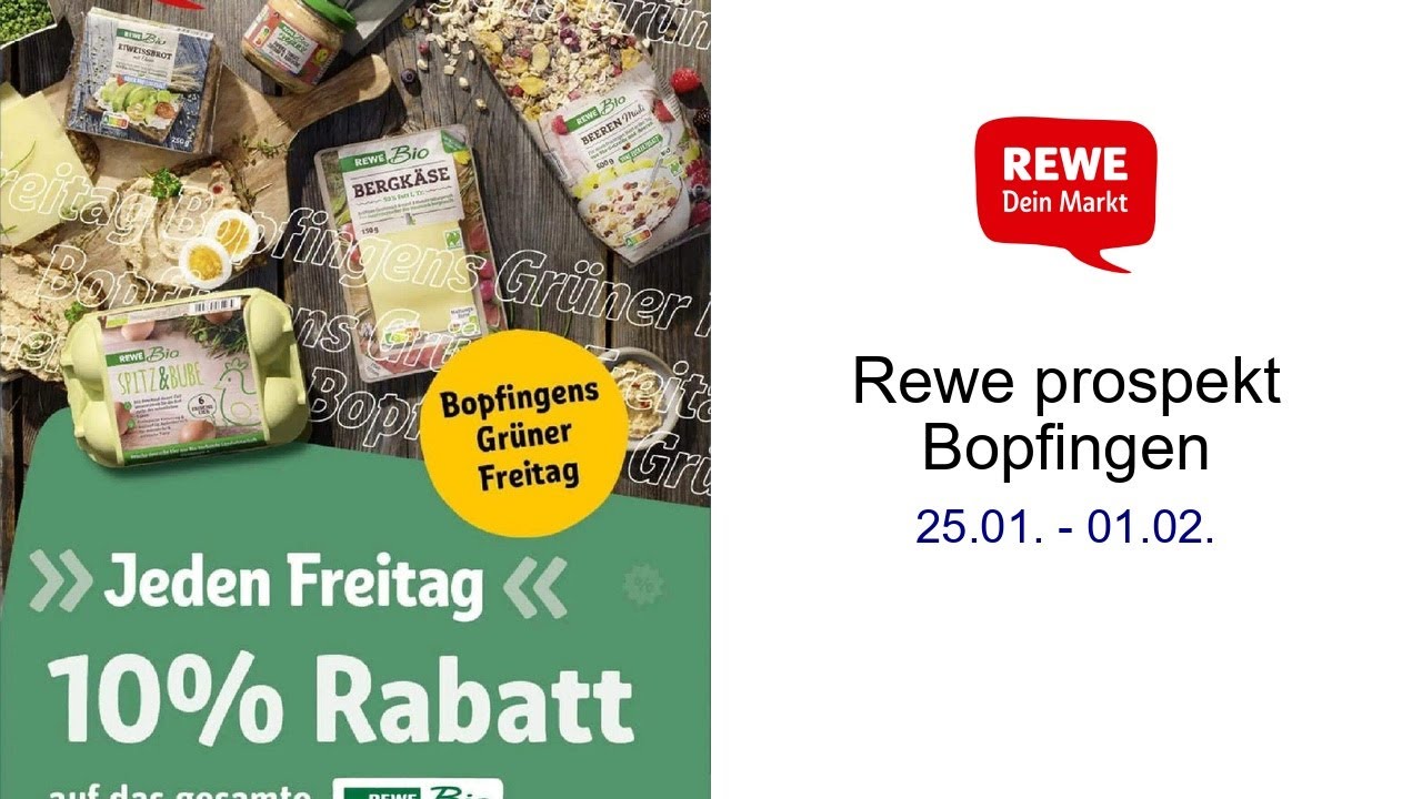 Rewe prospekt Bopfingen  25.01. - 01.02.