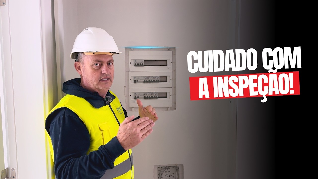 DIFERENÇAS DA ELÉTRICA: BRASIL VS PORTUGAL. O que o inspetor reprova na obra.