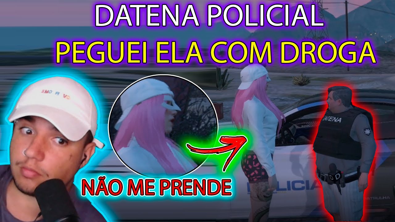 DATENA pegando BANDIDOS no GTA RP (Datena RP)