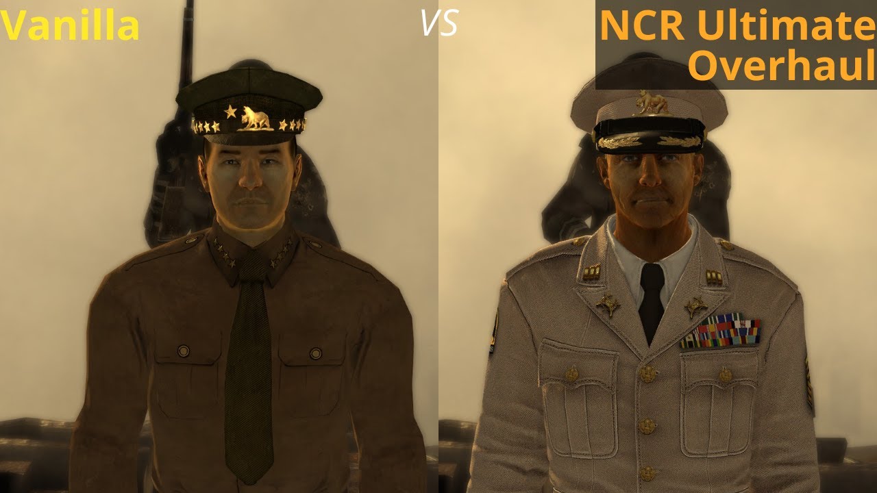 Vanilla vs New California Republic Overhaul I New Vegas mod