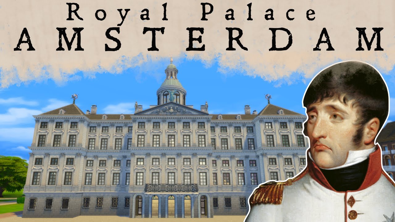 Building the Royal Palace Amsterdam in The Sims 4