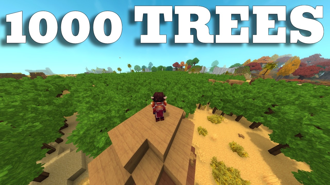 I Planted 1000 TREES - Hytale