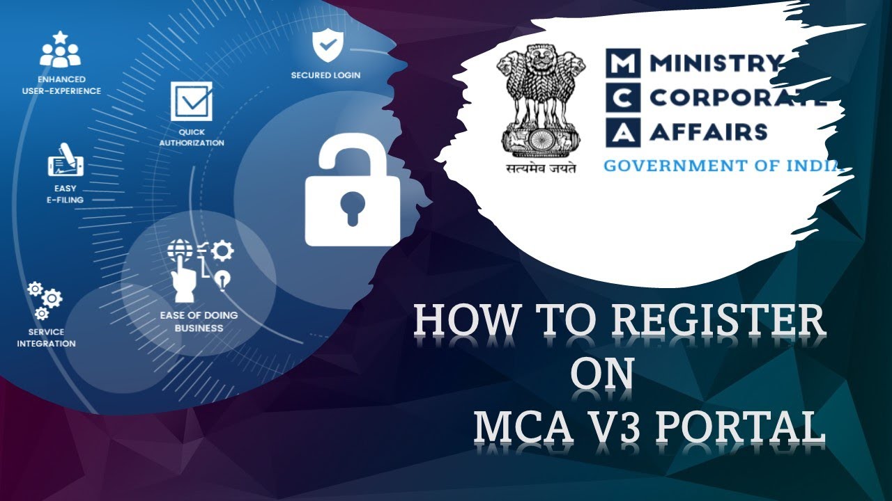 Step-by-step guide for registering on the MCA V3 Portal in minutes. #youtube #education #trending