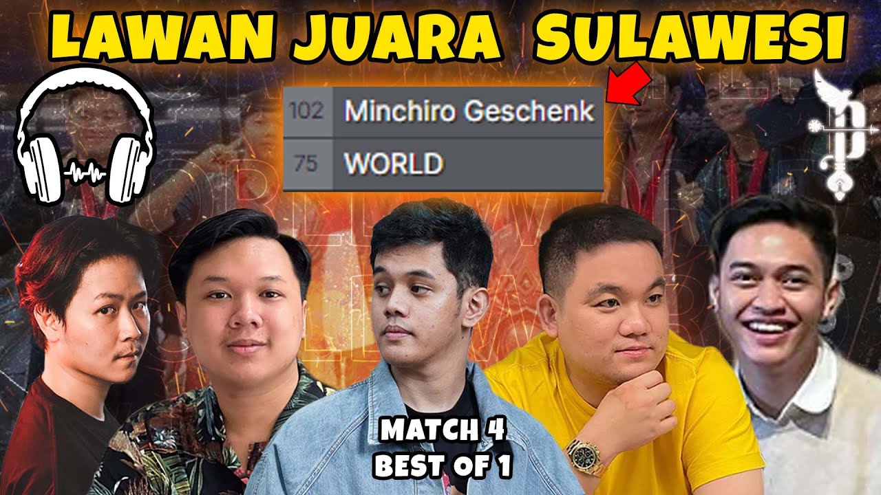 W.O.R.L.D VS JUARA SULAWESI MATCH 1 !! PIALA PRESIDEN MATCH 1 - Mobile Legends