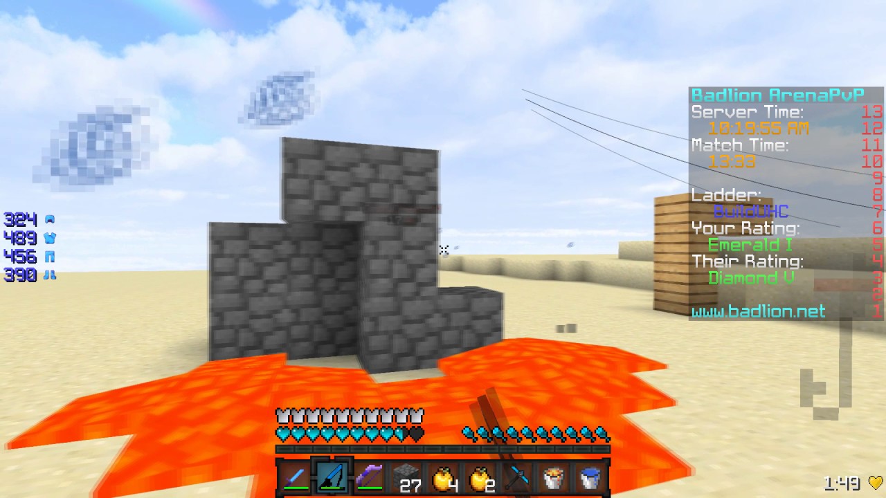 Draining an Attention Seeker in Build UHC (Diamond V)