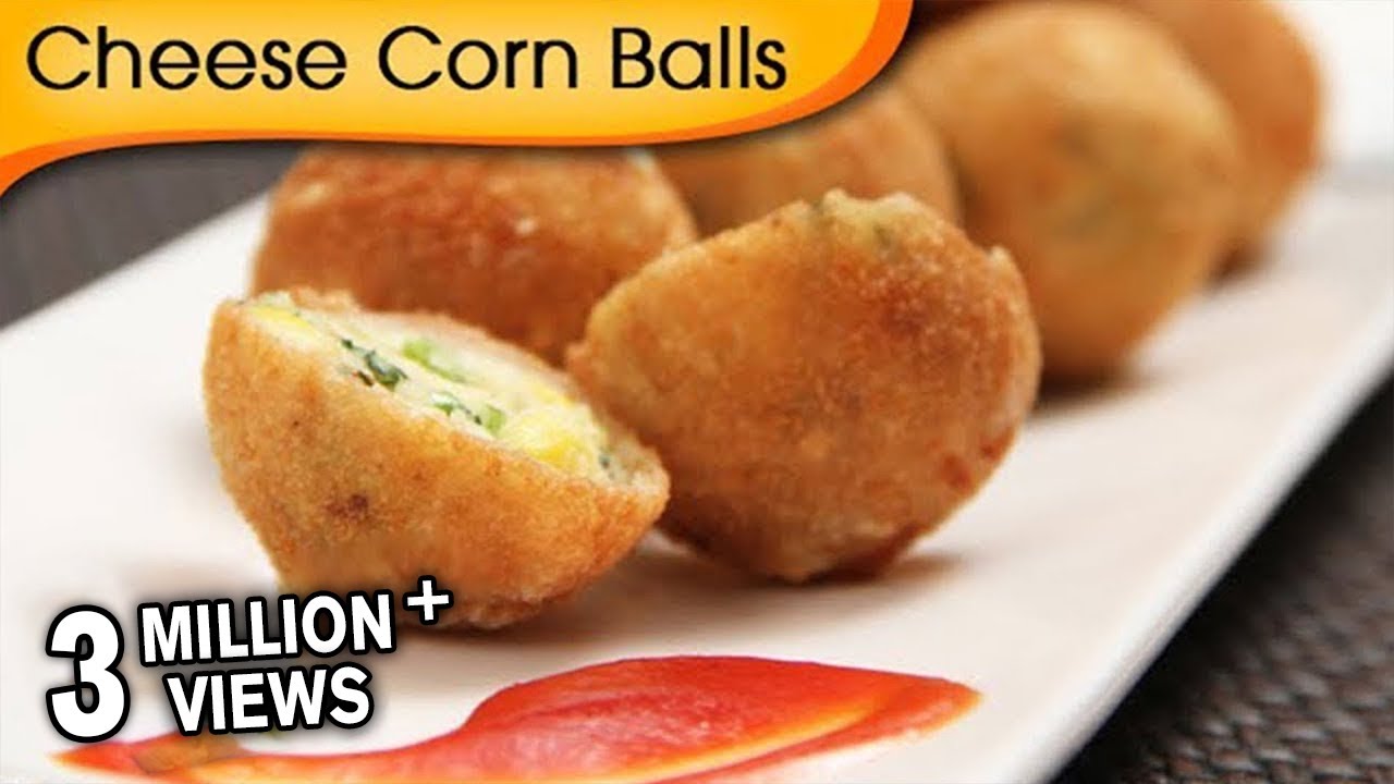 Cheese Corn Balls | Quick Easy To Make Party Appetizer Recipe By Ruchi Bharani