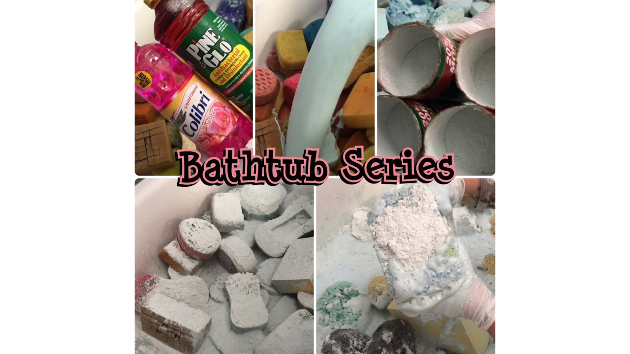 HUGE BATHTUB PASTE  ** MUST WATCH ** Super Satisfying Huge paste 12 Cans of Comet