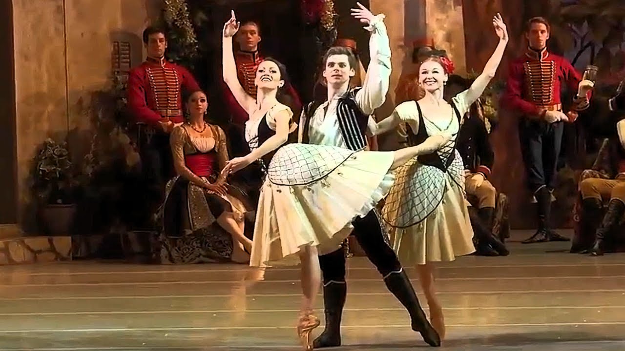 Vladimir Shklyarov Elena Yevseyeva & Nadezhda Batoeva in Paquita Pas de Trois 2018
