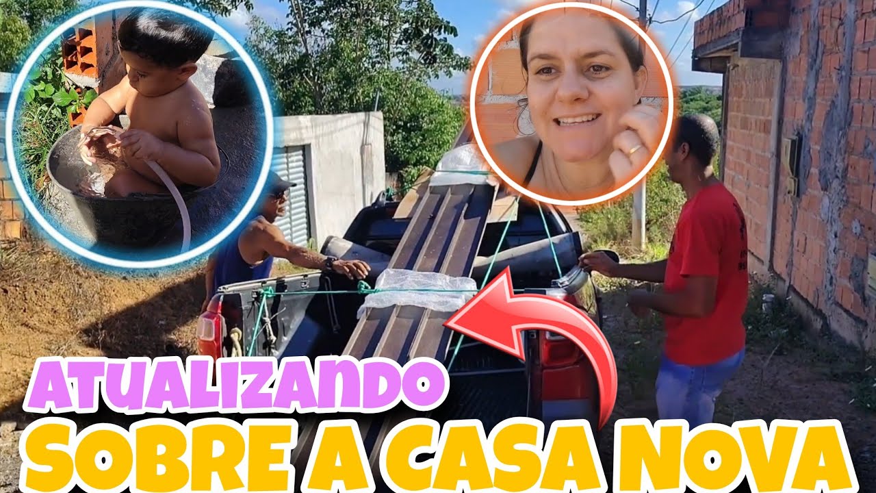ATUALIZANDO NOSSA OBRA DA CASA NOVA PARA VOCÊS