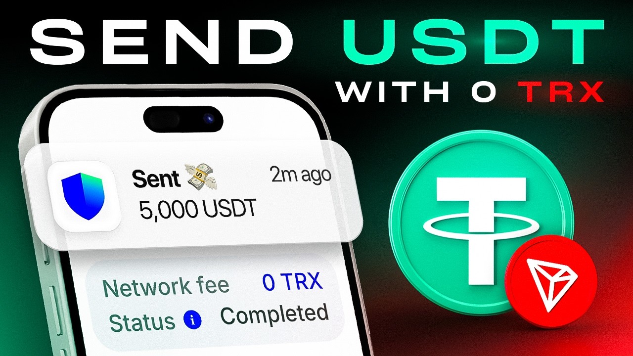 How to Send USDT TRC-20 With Zero TRX in Your Wallet (TronLink & Trust Wallet)