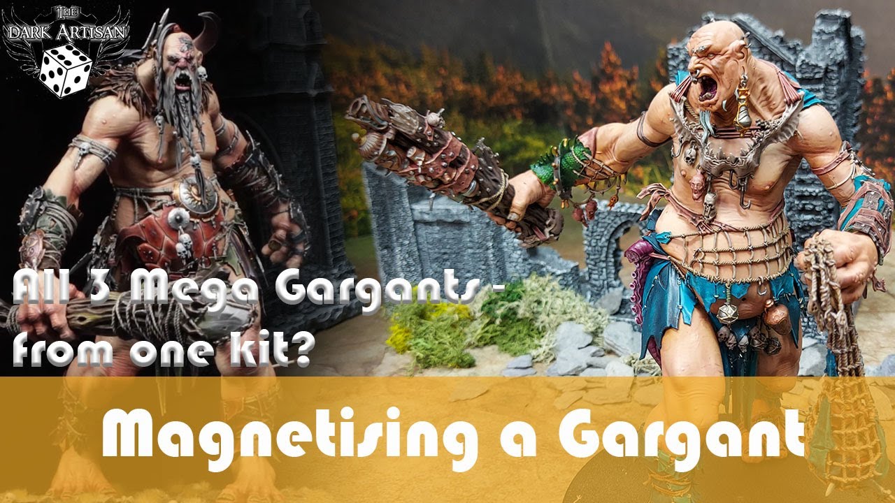 ALL 3 MEGA GARGANTS FROM 1 KIT??? Magnetising a SONS OF BEHEMAT MEGA GARGANT