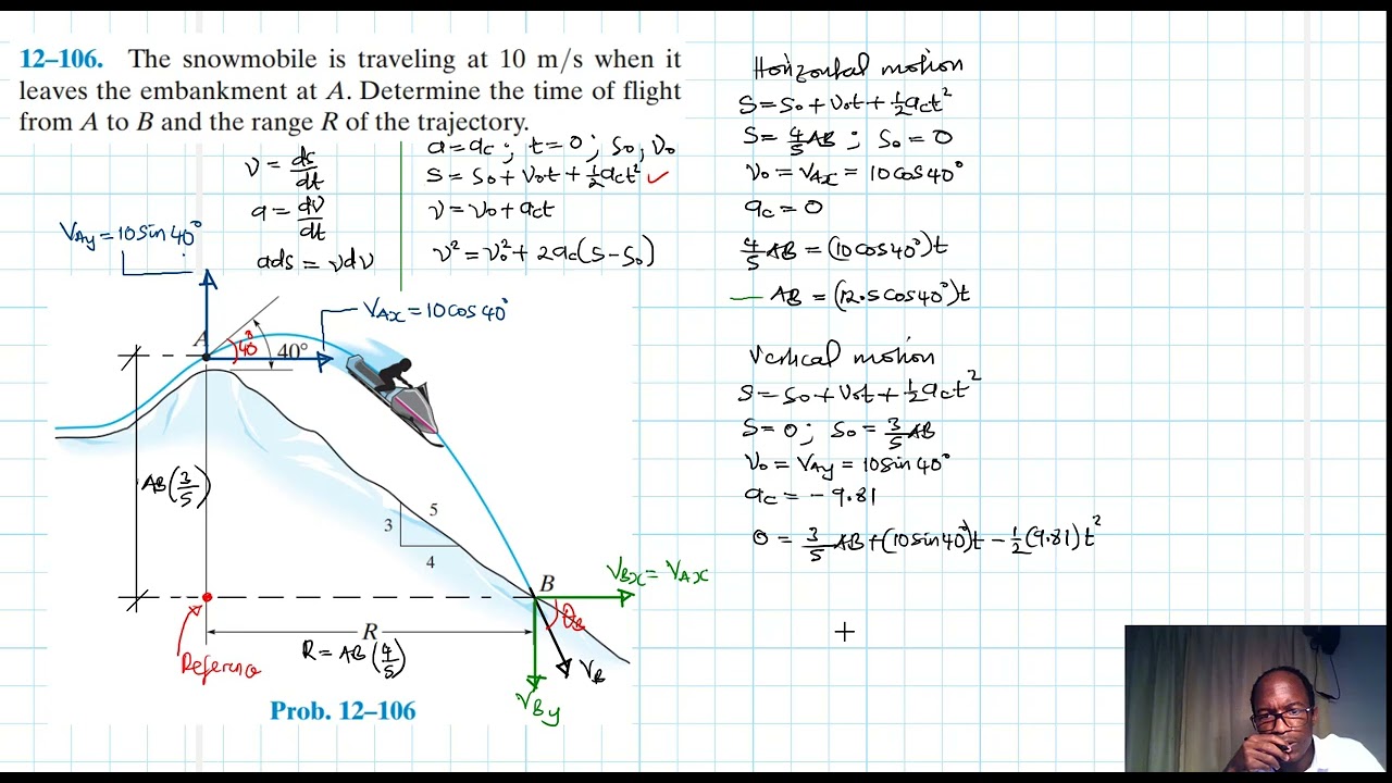 12–106 Kinematics of a Particle (Chapter 12: Hibbeler Dynamics) Benam Academy
