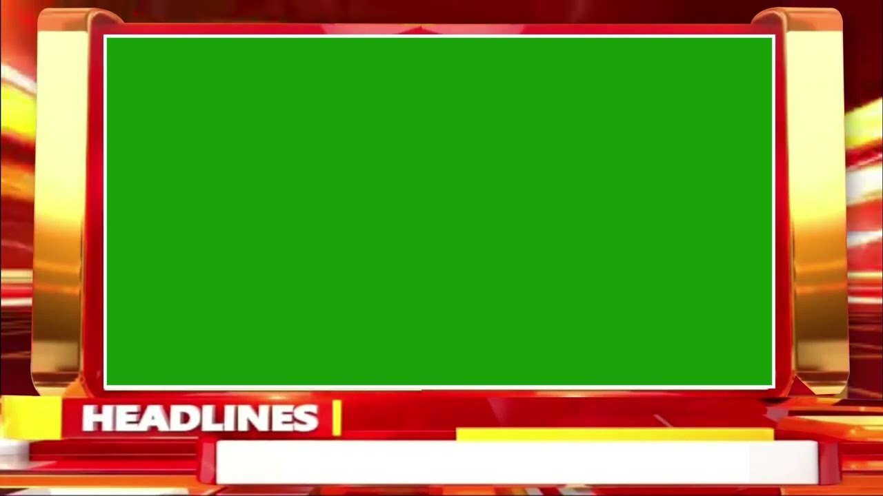Green screen news frame video | news frame Best video Free download no copyright