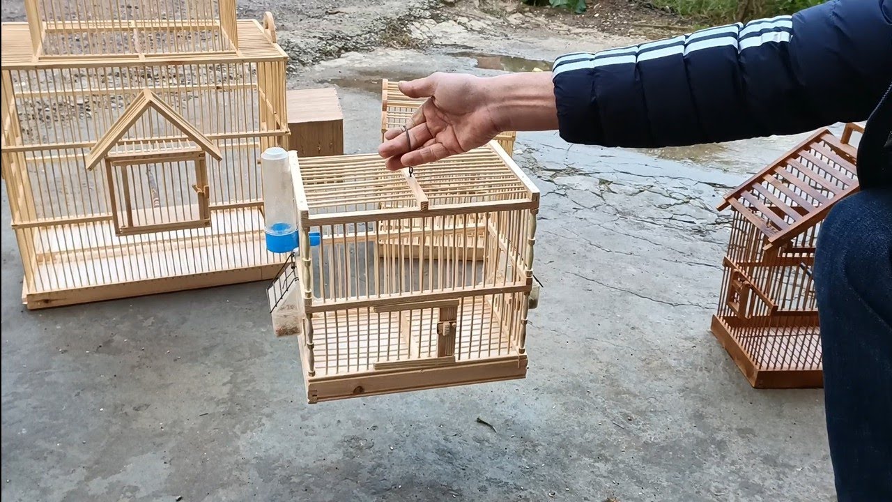 كيفية صناعة قفص خشبي How to make a wooden crate