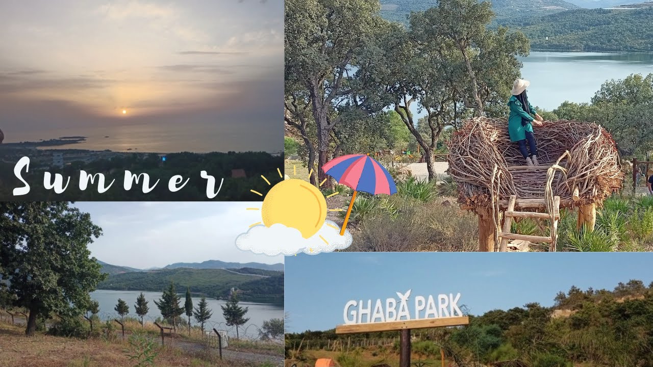 vlog in jijel 🌿🤍  جولة في غابة بارك الجديدة و كأنك في عالم آخر ✨
