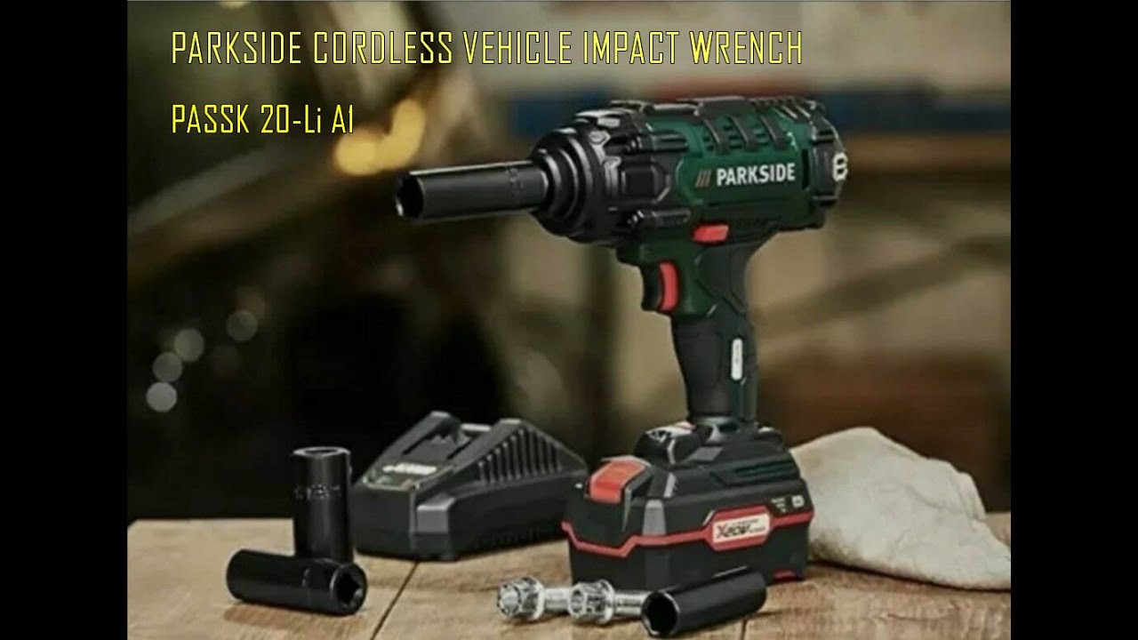Parkside Cordless vehicle impact wrench-PASSK 20-Li A1