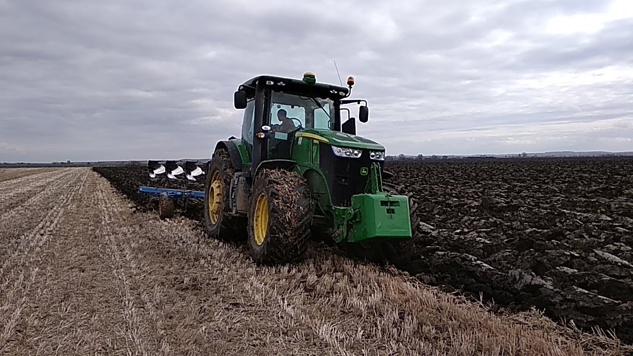 Ciężka orka i Siew pszenicy 2018 *GR Cieszyński* JD 8400r ,7260R ,6630 ,6430   (REUPLOAD czyt. opis)
