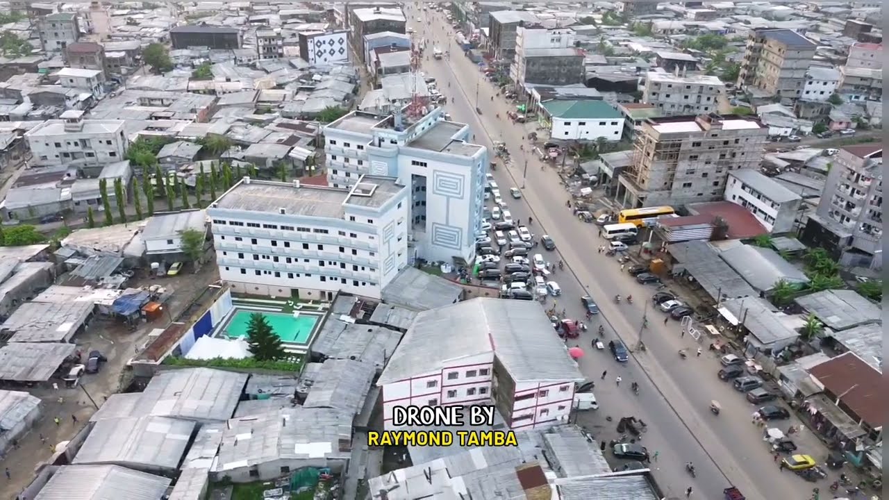 DRONE CAMEROUN DOUALA QUARTIER BRAZZAVILLE
