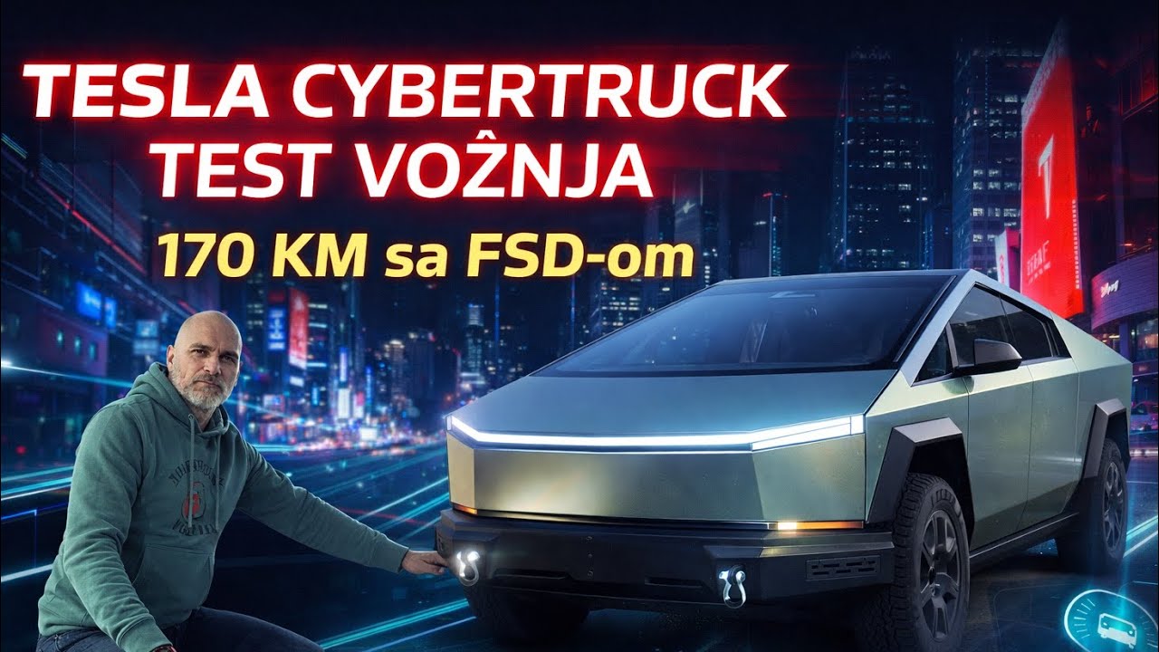 TESLA CYBERTRUCK TEST VOŽNJA + FSD, KOLIKO JE STVARNO DOBAR FSD PO AMERIČKIM CESTAMA I KAKO SE VOZI