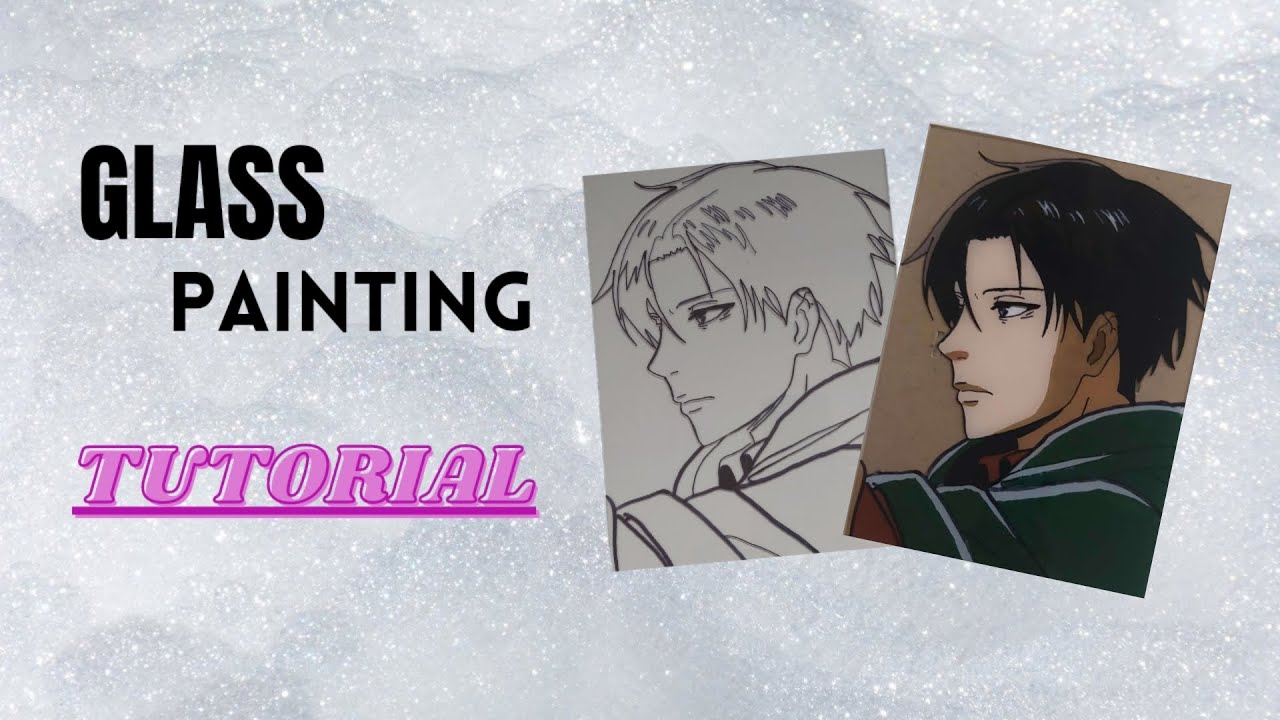GLASS PAINTING o pintura de vidrio (Tutorial) | Jennyfer Vignoly