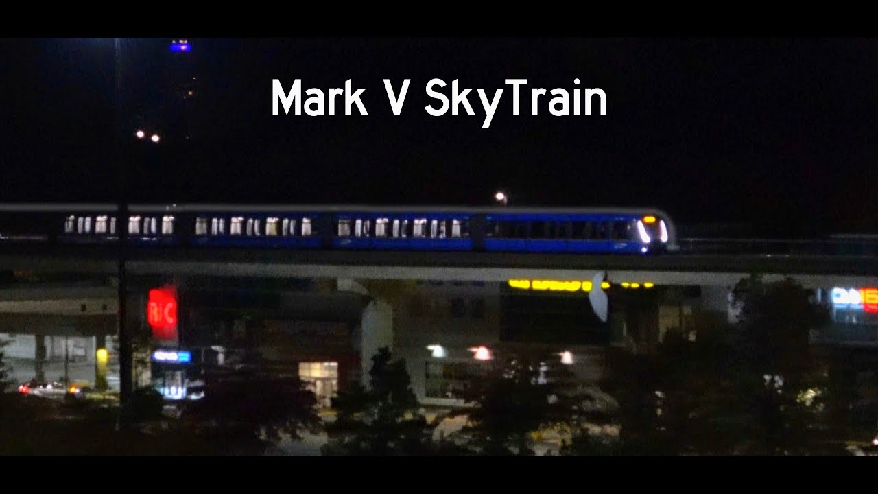 Vancouver SkyTrain Mark V Train Testing at Surrey Central - October 13, 2024