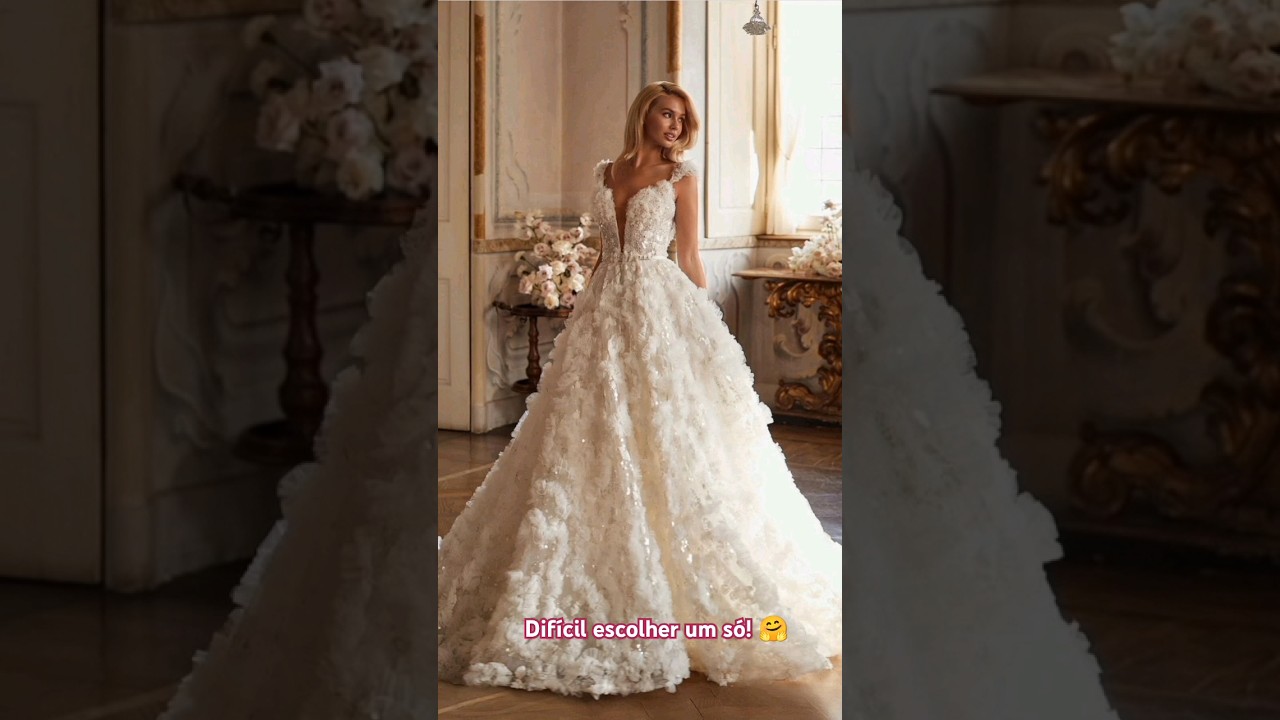 Vestidos de Noiva Exuberantes #vestidodenoiva #weddingdress #Noivas
