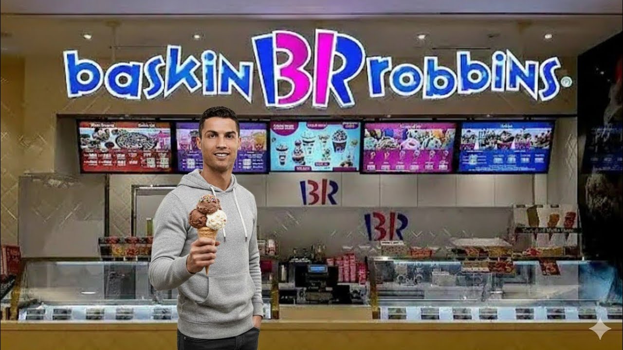 Inside Baskin Robbins Factory. Cristiano Ronaldo Visits Baskin Robbins Factory?